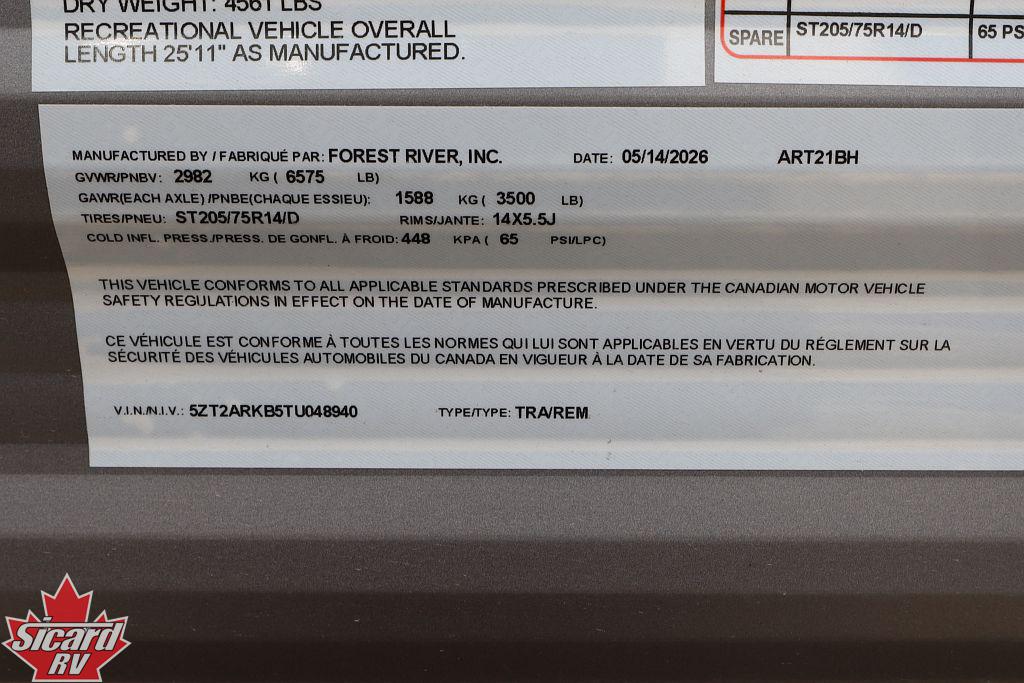 2026 FOREST RIVER AURORA LIGHT 21BH