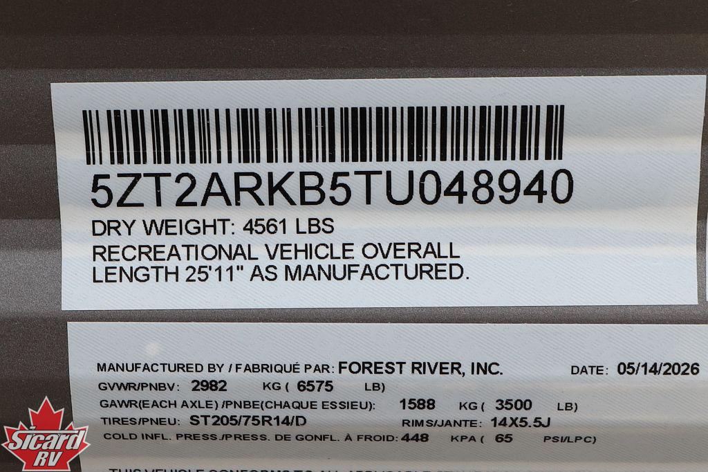 2026 FOREST RIVER AURORA LIGHT 21BH