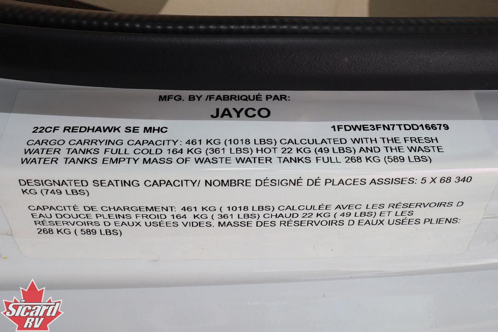 2027 JAYCO REDHAWK SE 22CF