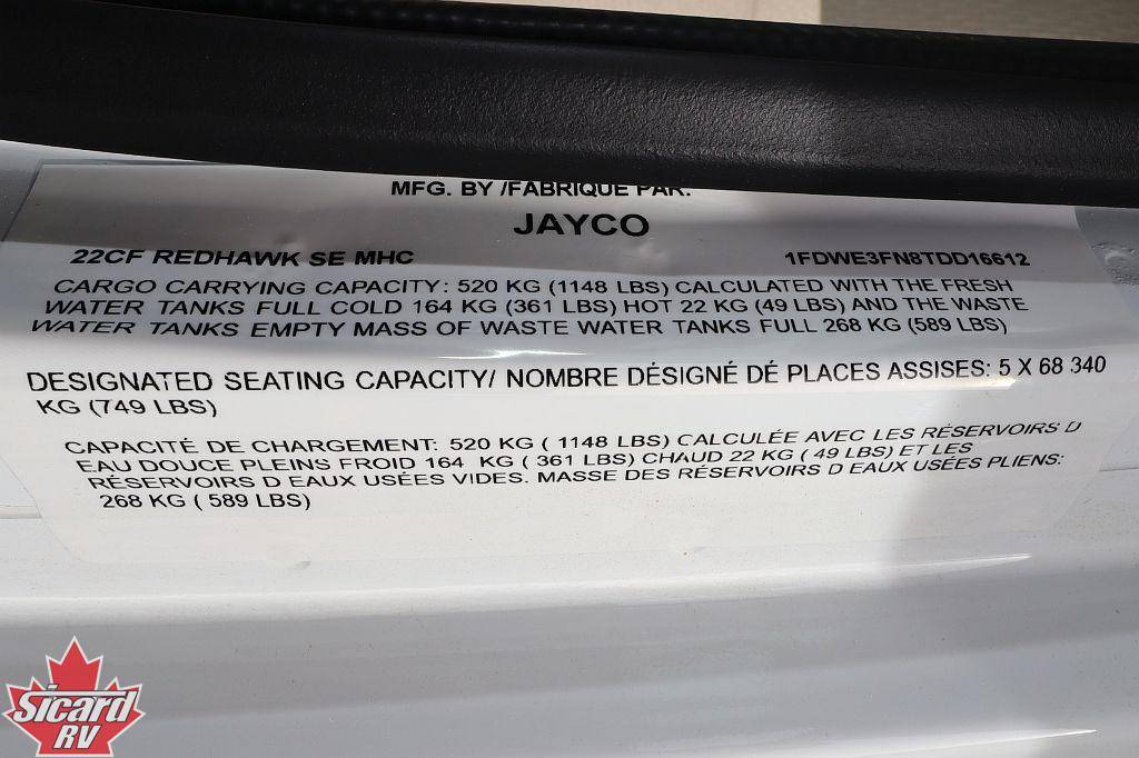 2027 JAYCO REDHAWK SE 22CF