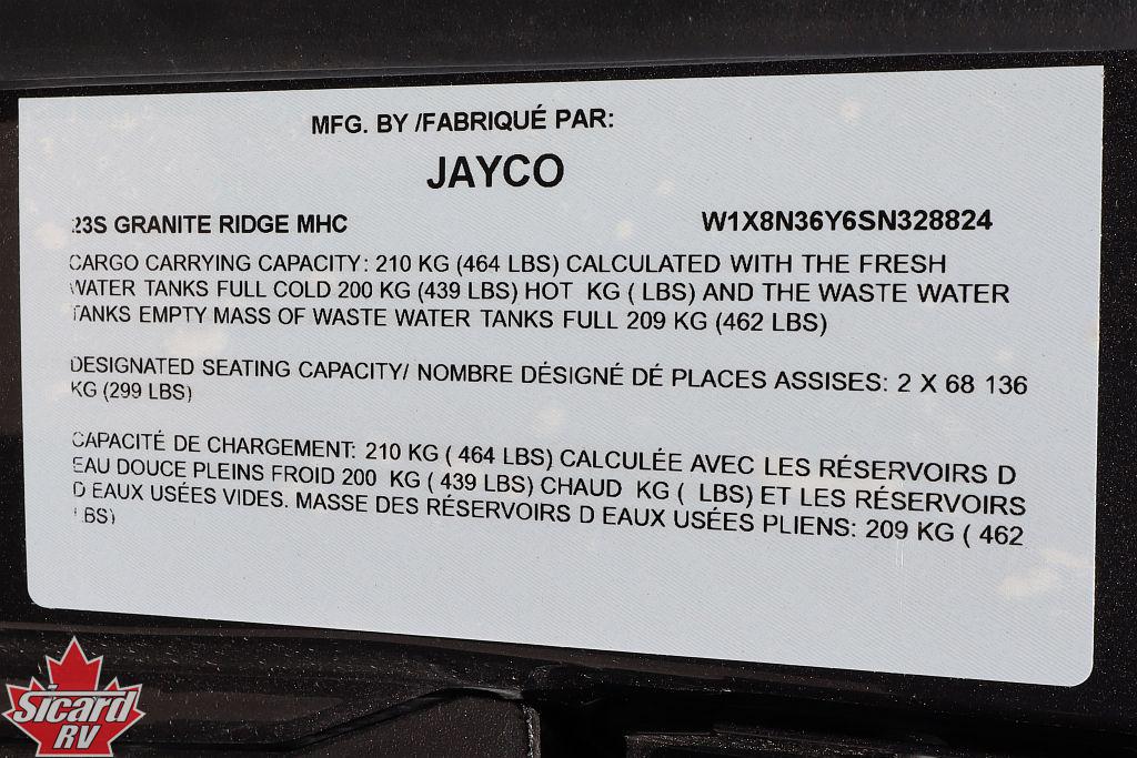 2027 JAYCO GRANITE RIDGE 23S