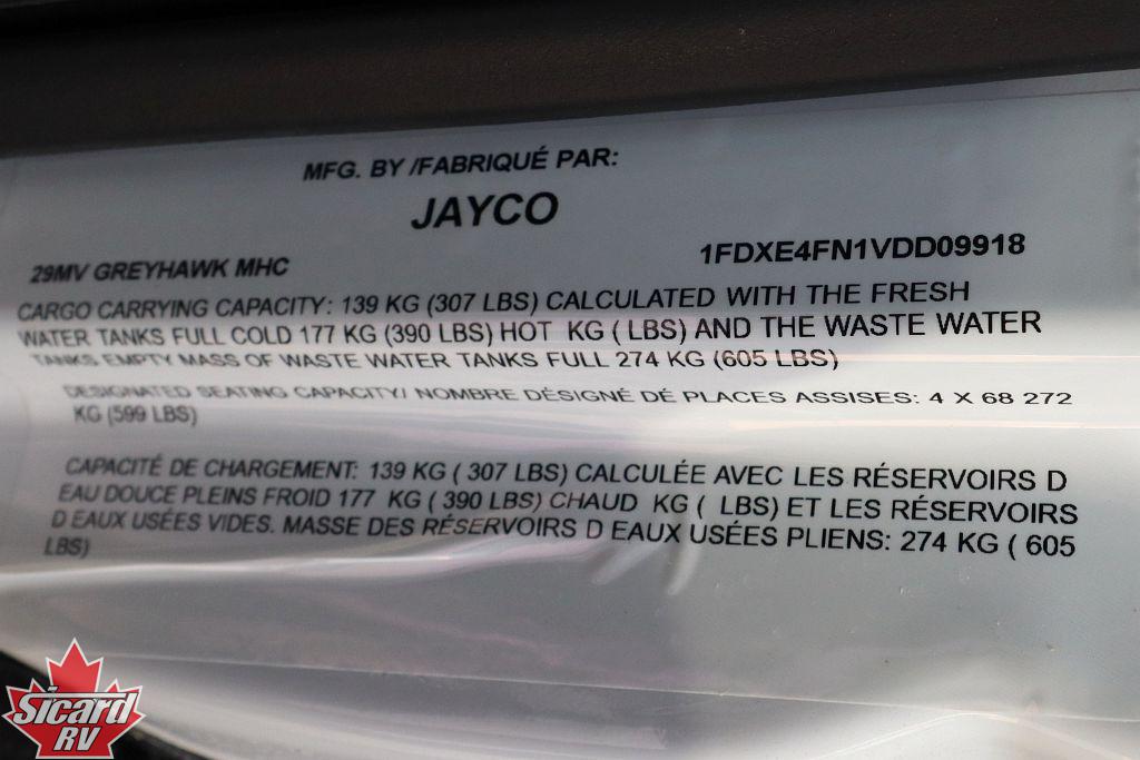 2027 JAYCO GREYHAWK 29MV