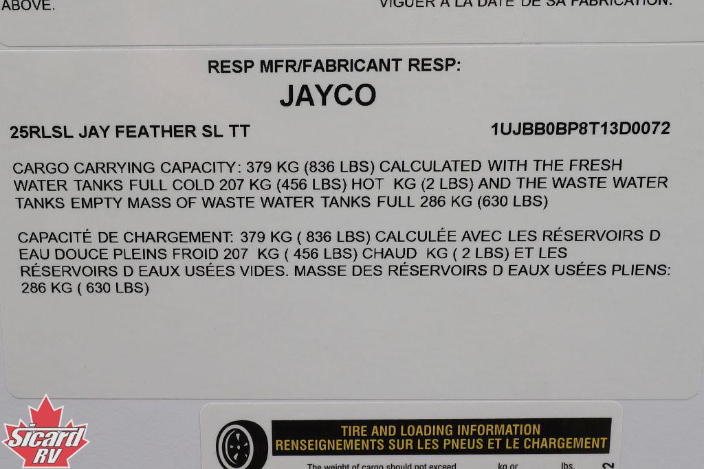 2026 JAYCO JAY FEATHER SL 25RLSL