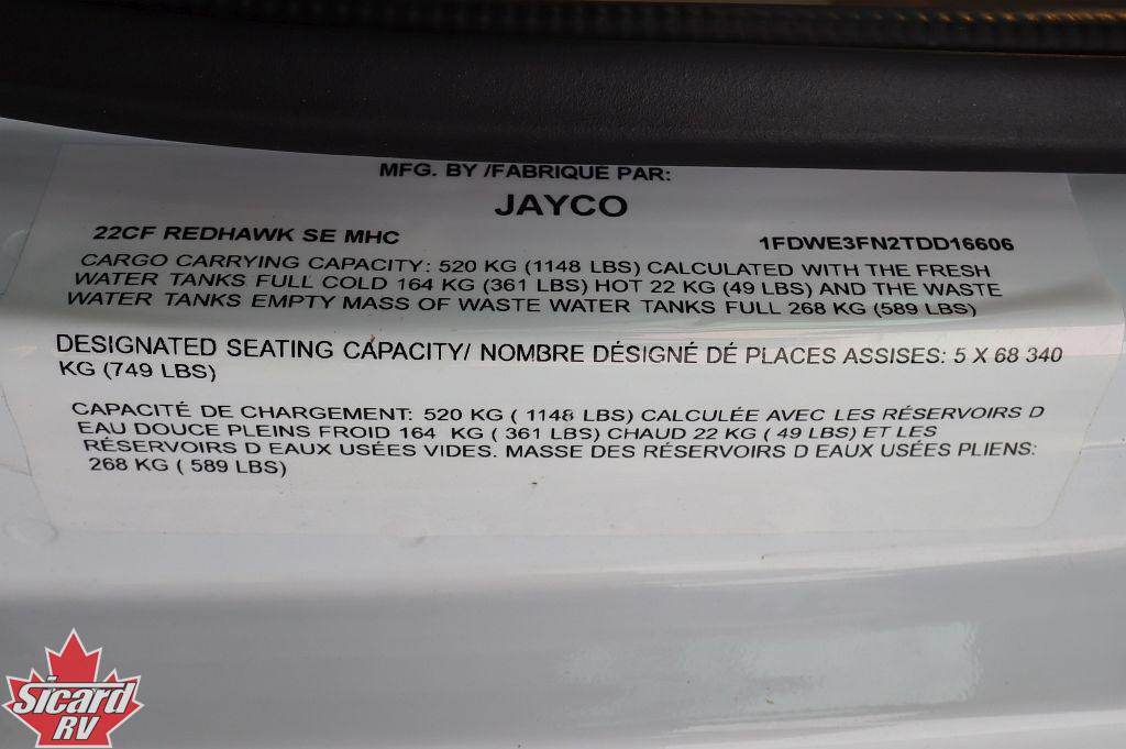 2027 JAYCO REDHAWK SE 22CF