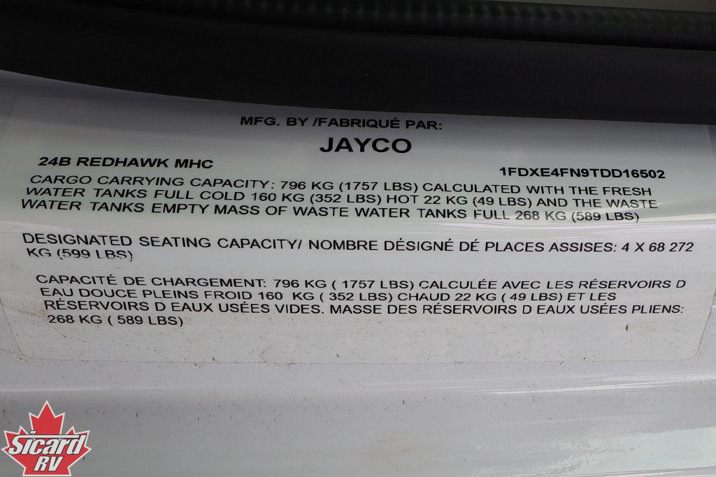 2027 JAYCO REDHAWK 24B