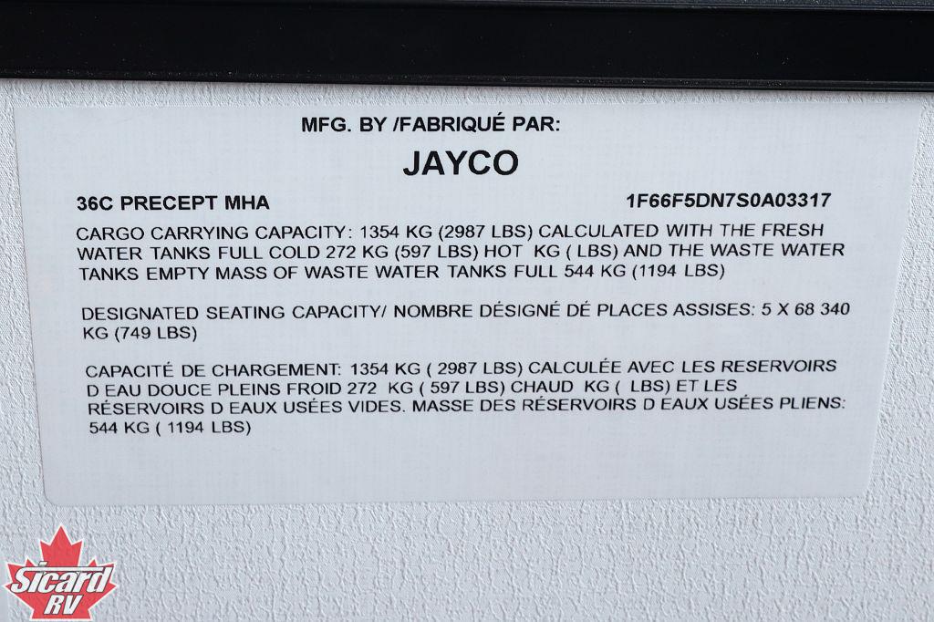 2027 JAYCO PRECEPT 36C