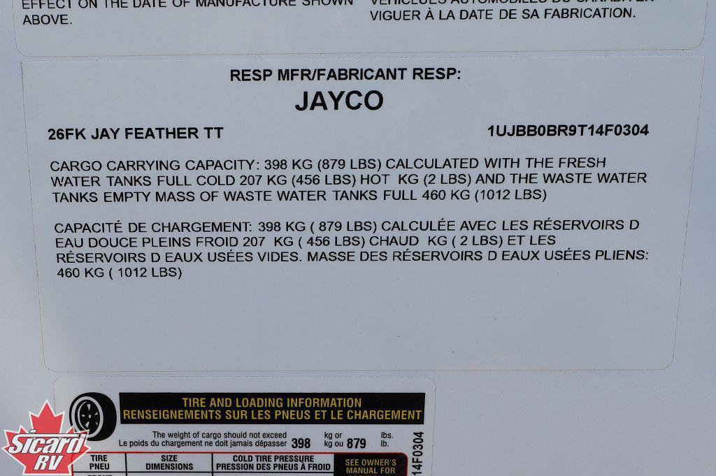 2026 JAYCO JAY FEATHER 26FK