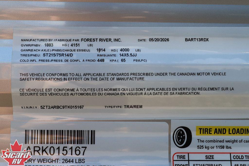 2026 FOREST RIVER AURORA LIGHT 13RDX