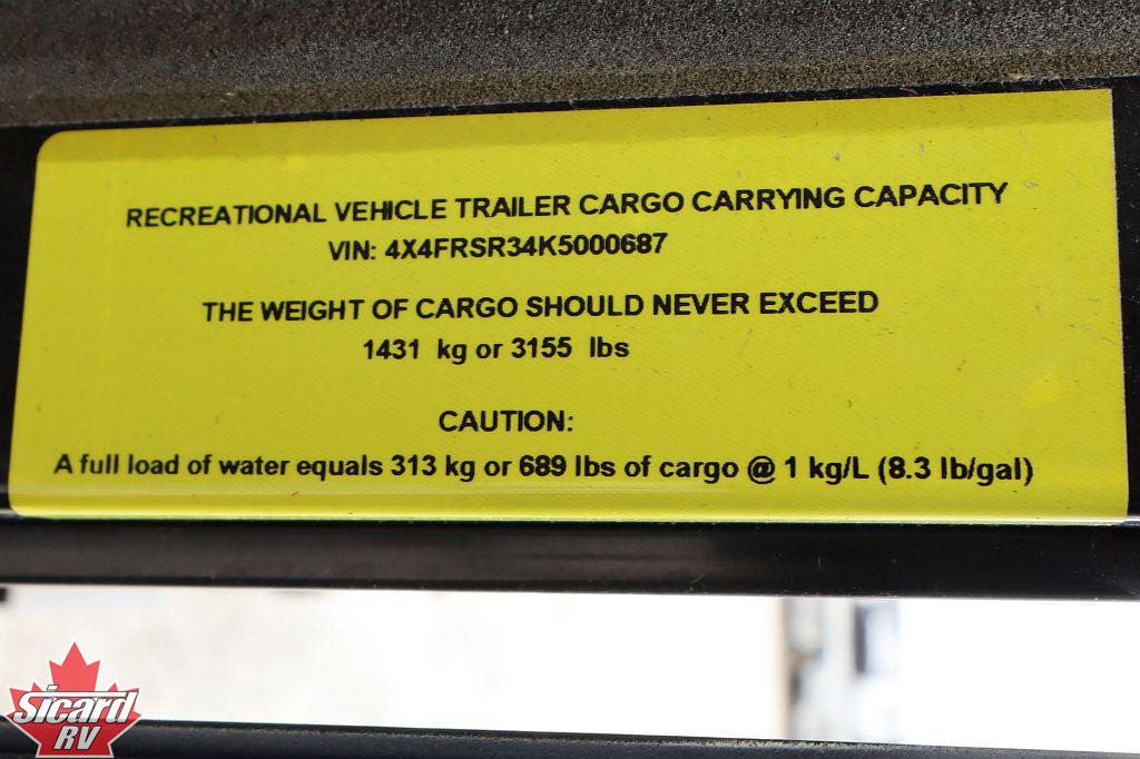 2019 FOREST RIVER RIVERSTONE 39FKTH