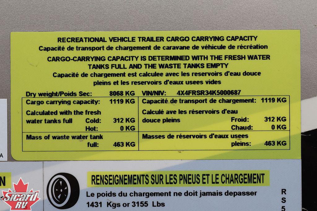 2019 FOREST RIVER RIVERSTONE 39FKTH