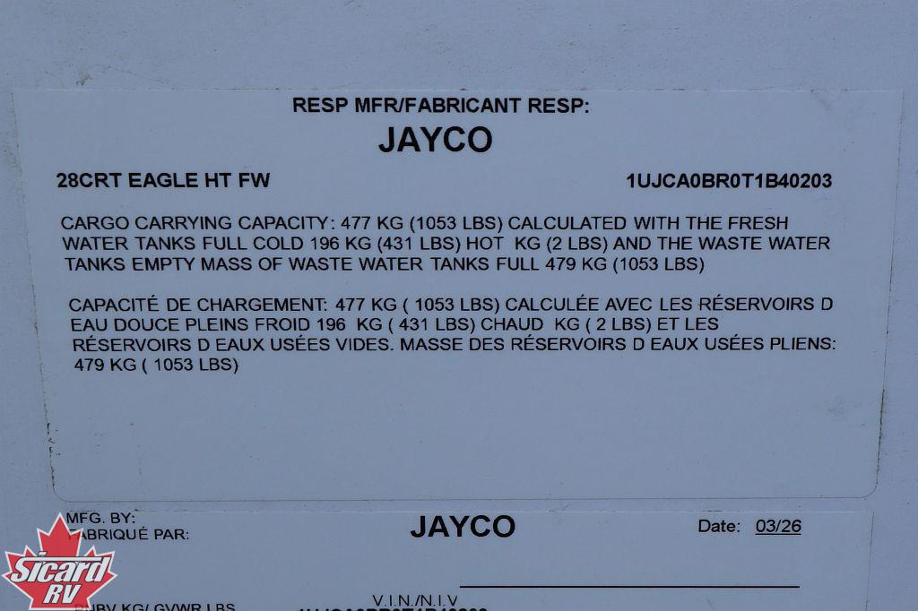 2026 JAYCO EAGLE HT 28CRT