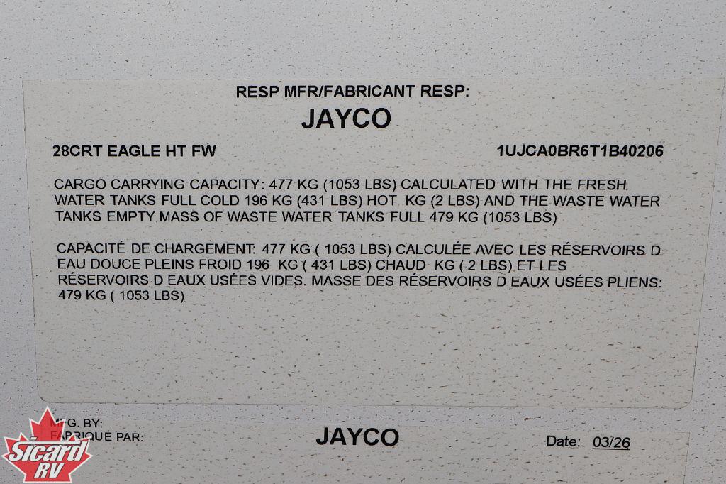 2026 JAYCO EAGLE HT 28CRT