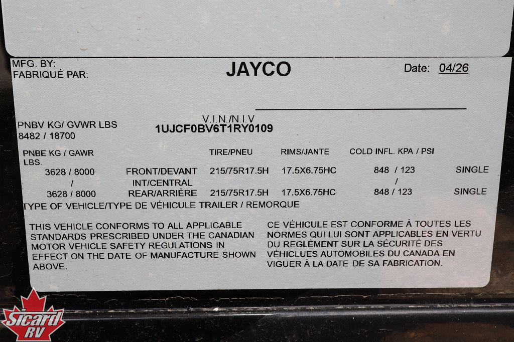 2026 JAYCO PINNACLE 38SSWS