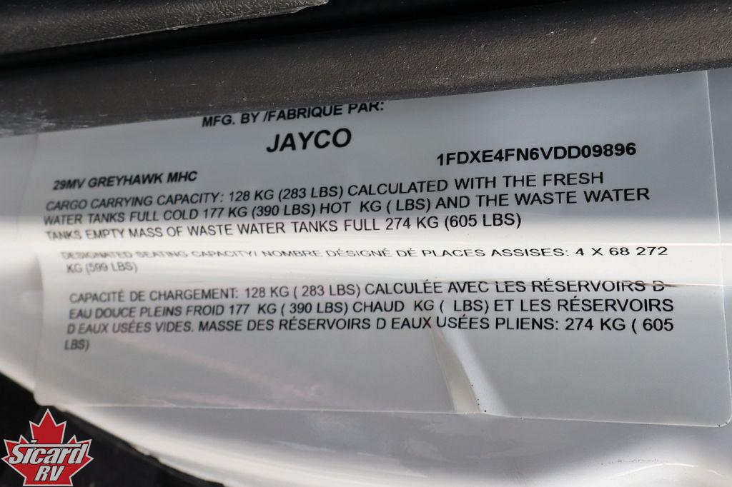 2027 JAYCO GREYHAWK 29MV