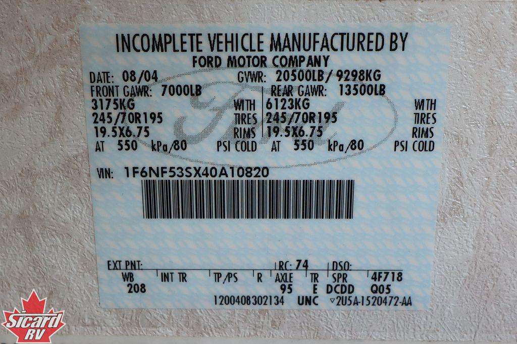 2005 MONACO MONARCH SE 30PDD
