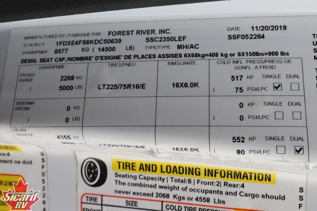 2020 FOREST RIVER SUNSEEKER LE 2350LE