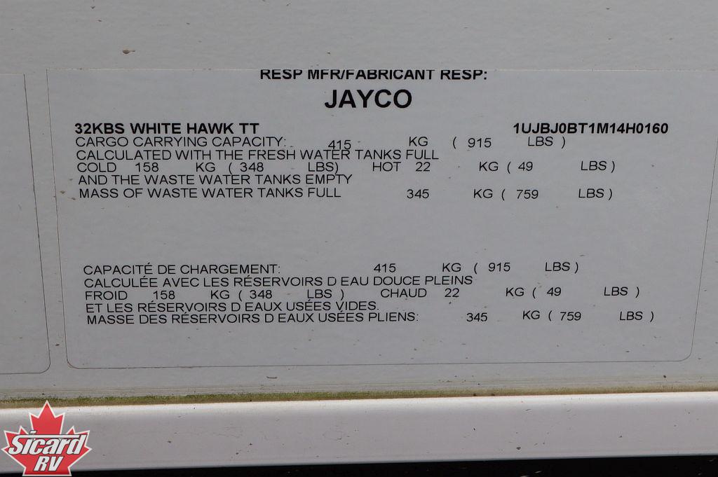 2021 JAYCO WHITE HAWK 32KBS