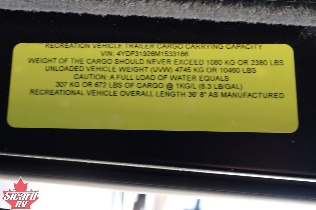 2021 KEYSTONE SPRINTER LIMITED 3190RLS