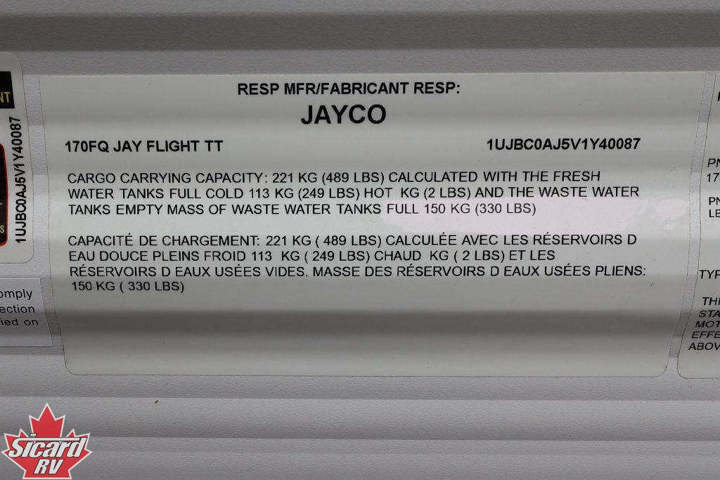 2027 JAYCO JAY FLIGHT 170FQ