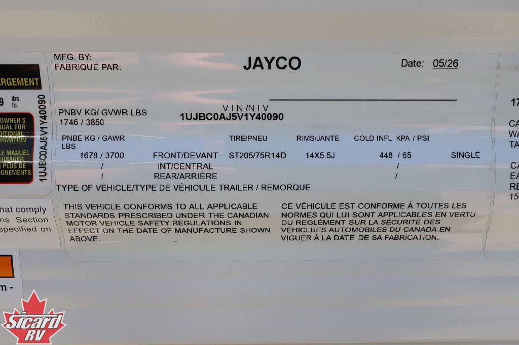 2027 JAYCO JAY FLIGHT 170FQ