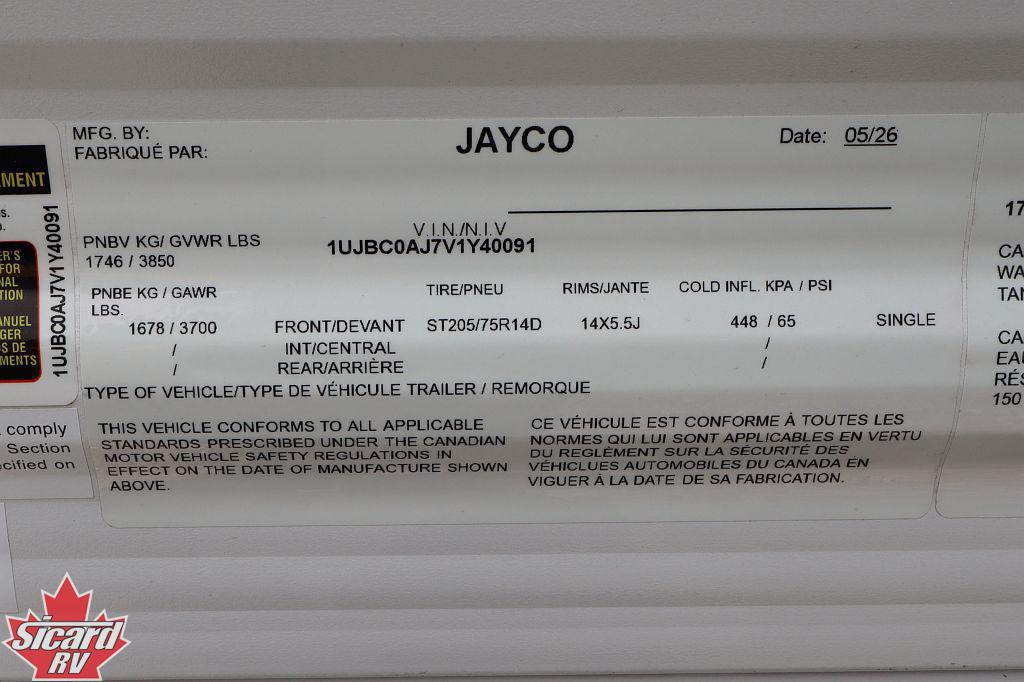 2027 JAYCO JAY FLIGHT 170FQ