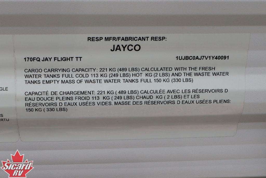 2027 JAYCO JAY FLIGHT 170FQ
