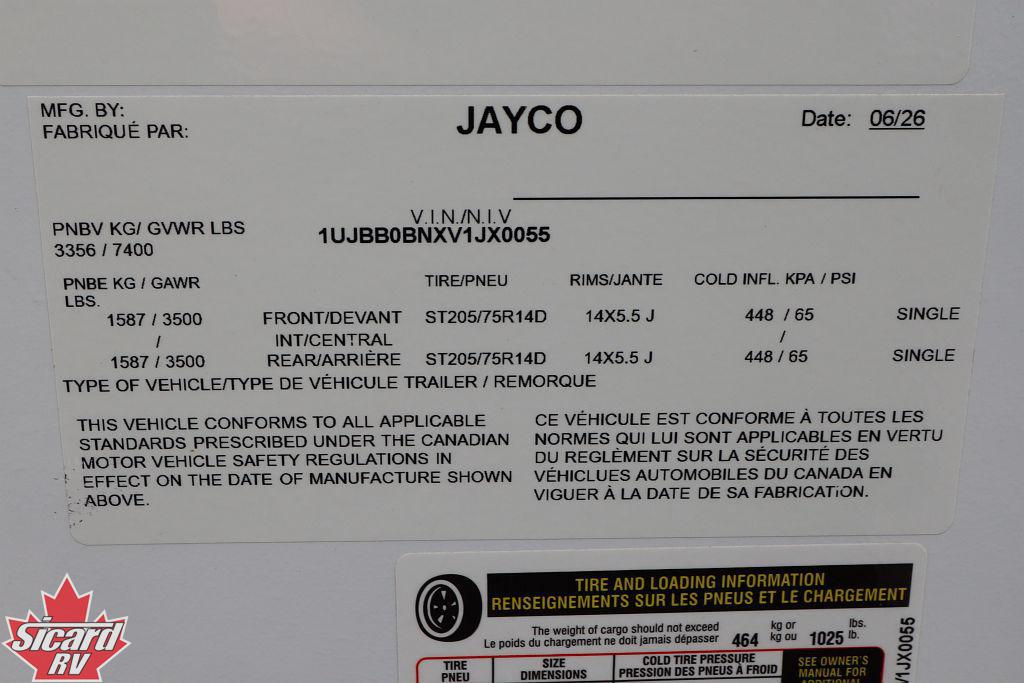 2027 JAYCO JAY FEATHER 23RK