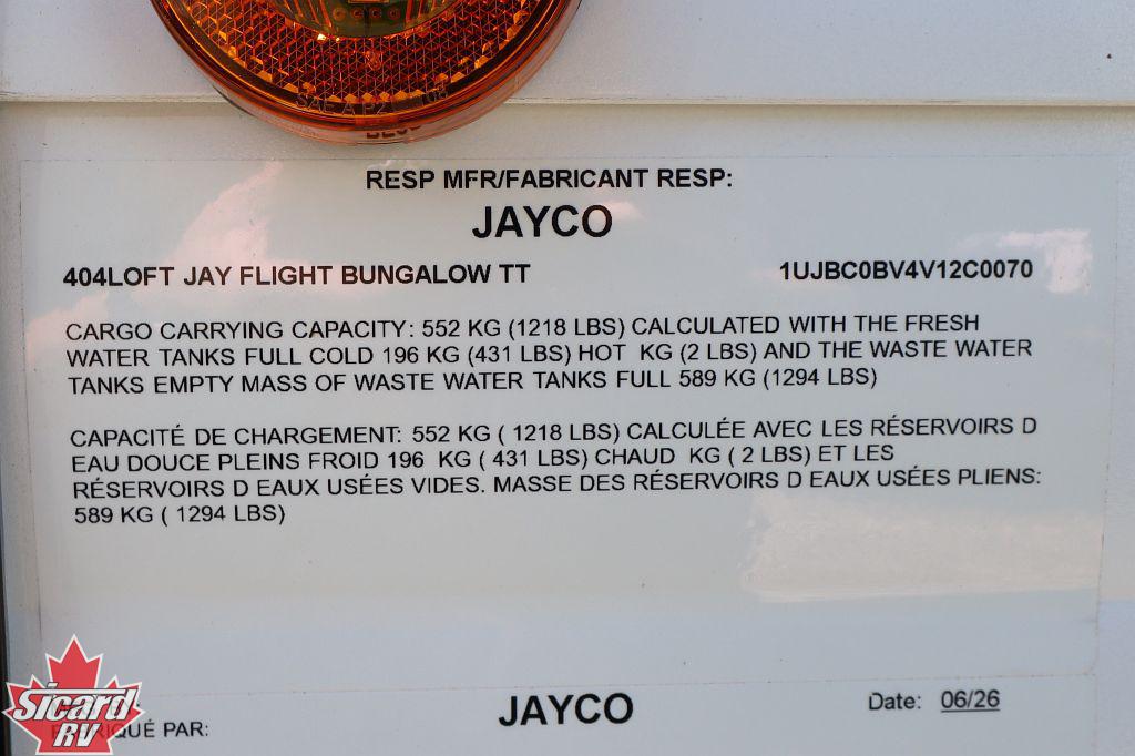 2027 JAYCO BUNGALOW DS 404LOFT