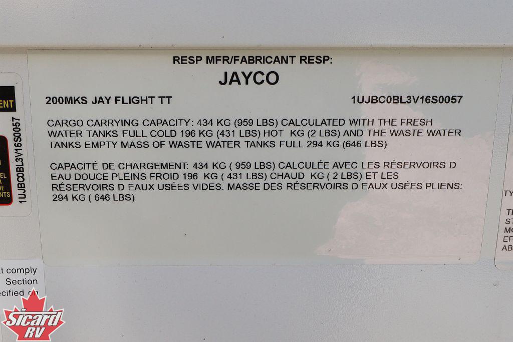 2027 JAYCO JAY FLIGHT 200MKS