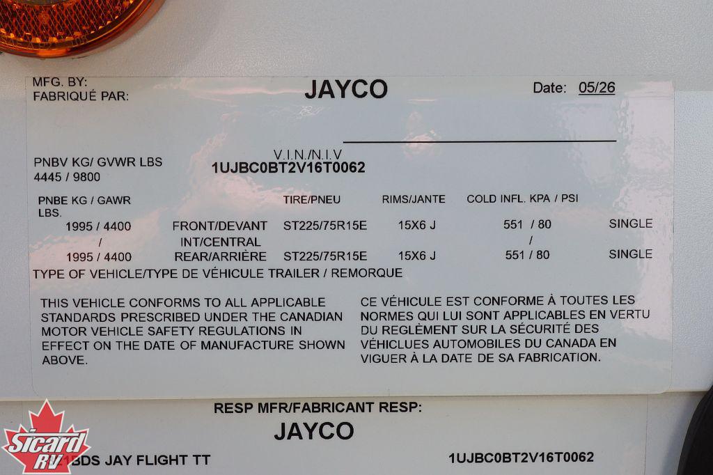 2027 JAYCO JAY FLIGHT 321BDS