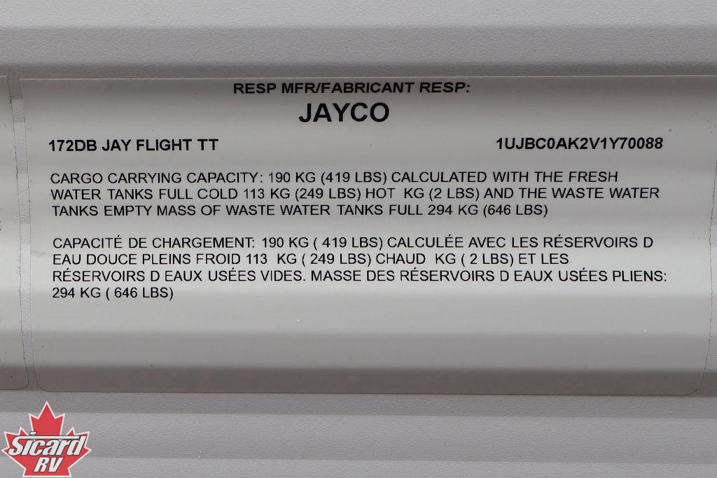 2027 JAYCO JAY FLIGHT 172DB