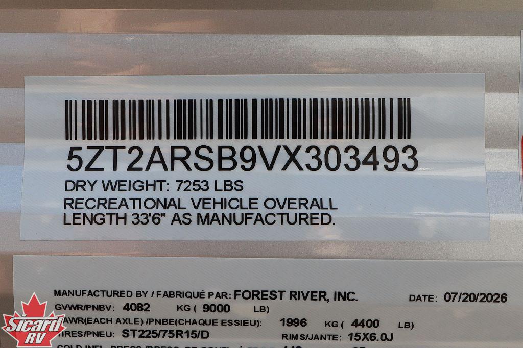 2027 FOREST RIVER AURORA 28BHS