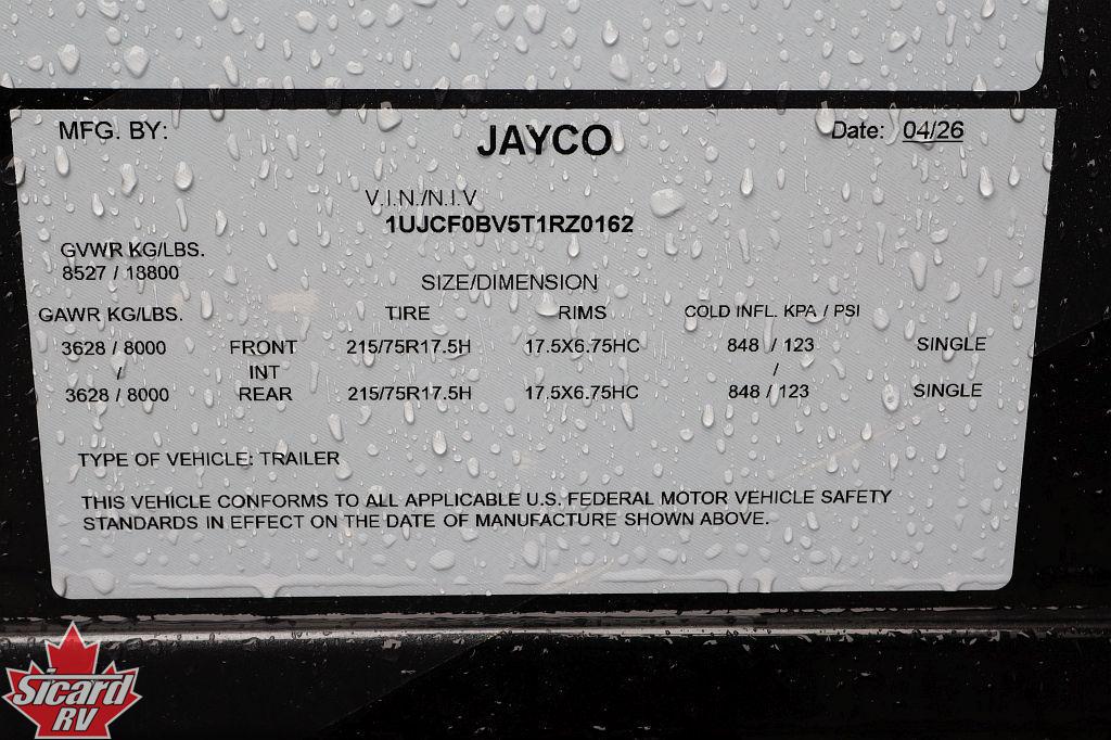 2026 JAYCO PINNACLE 39FLOK
