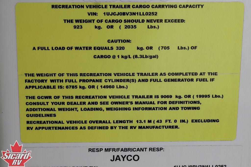 2022 JAYCO NORTH POINT 377RLBH