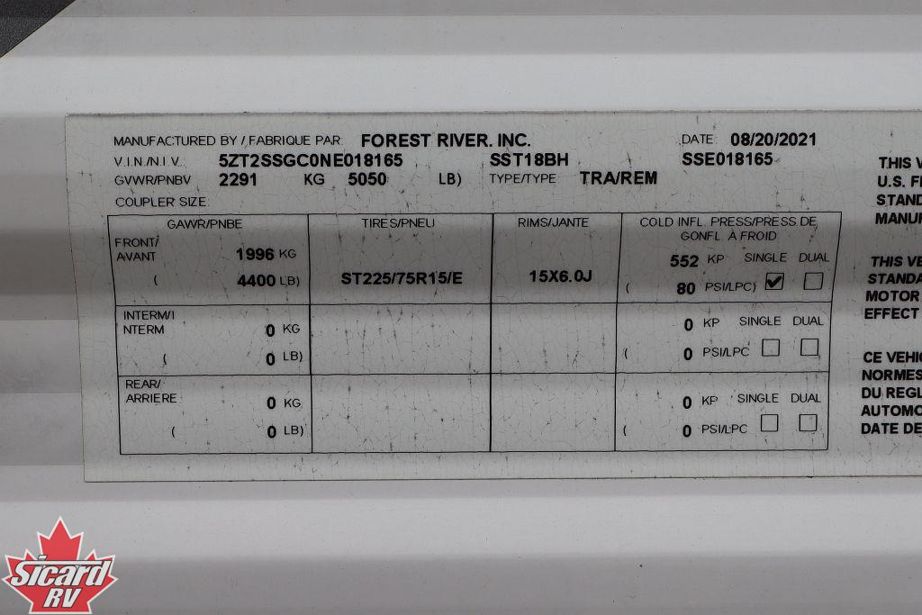 2022 FOREST RIVER GRAND RIVER 20BH