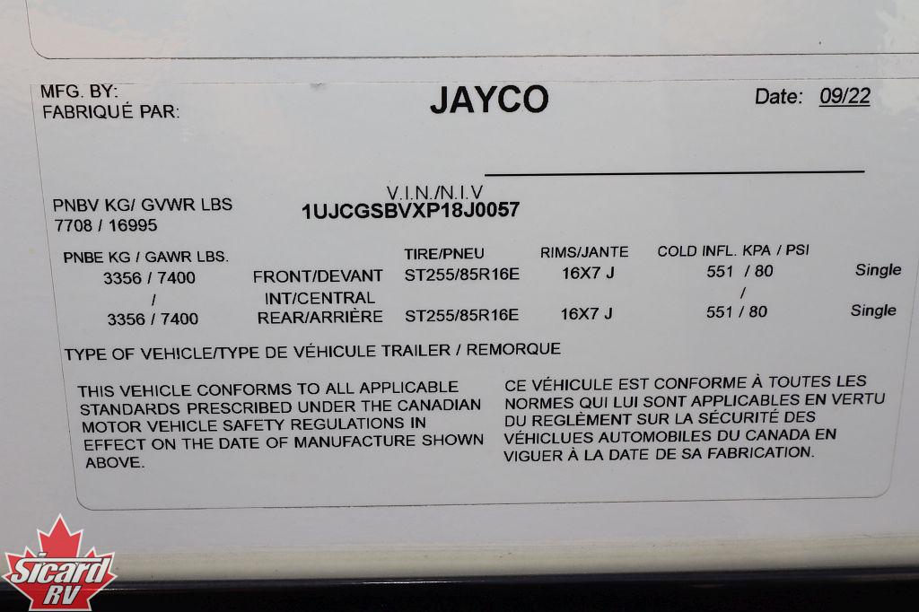 2023 JAYCO SEISMIC 405