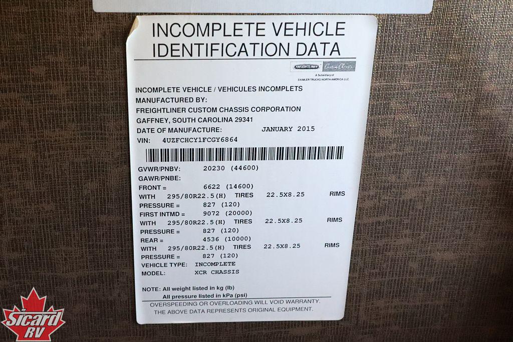 2015 THOR TUSCANY 44MT