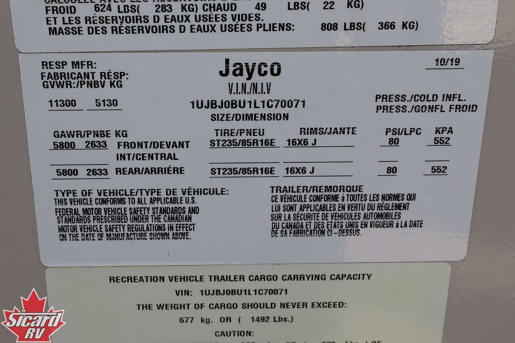 2020 JAYCO EAGLE HT 312BHOK