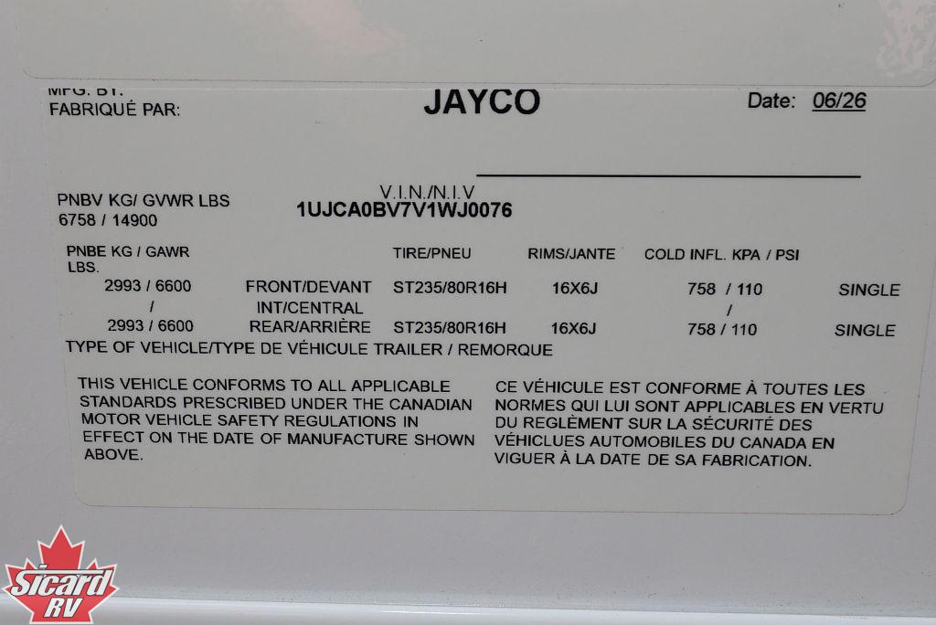 2027 JAYCO EAGLE 367TBTS