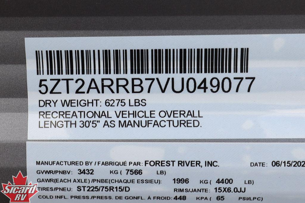 2027 FOREST RIVER AURORA LIGHT 26BHS