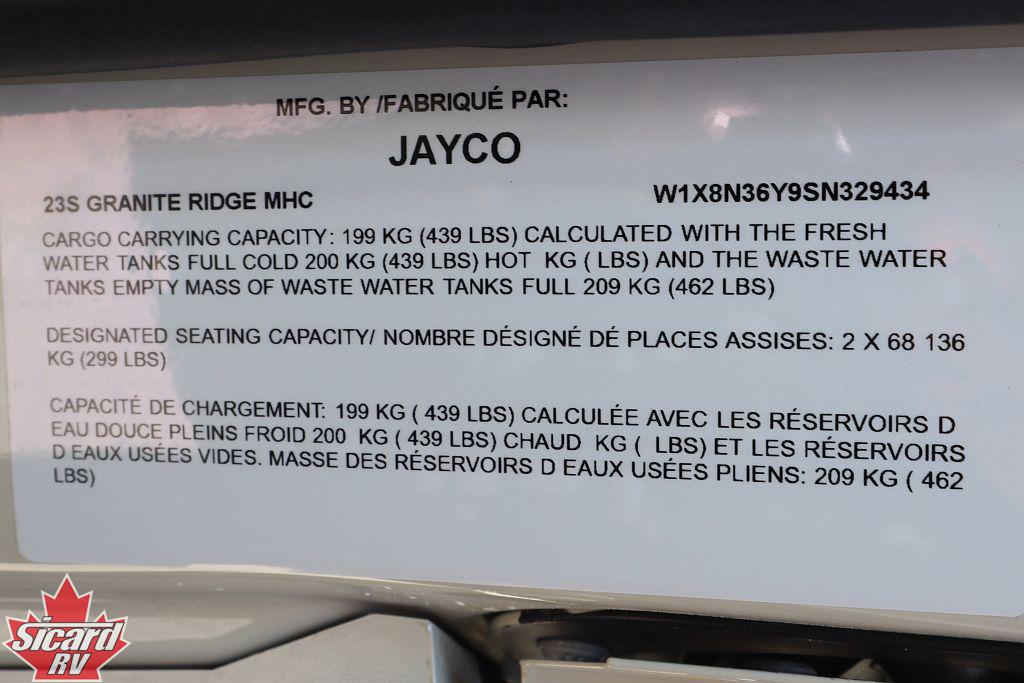 2027 JAYCO GRANITE RIDGE 23S
