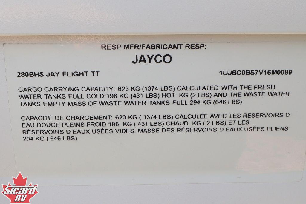 2027 JAYCO JAY FLIGHT 280BHS