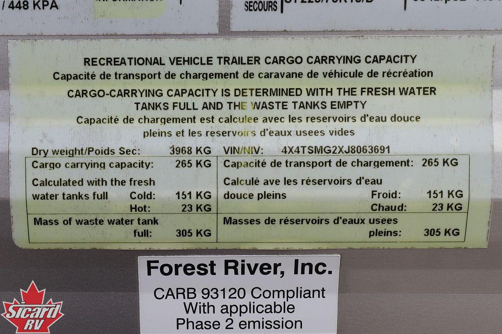 2018 FOREST RIVER SALEM 31KQBTS