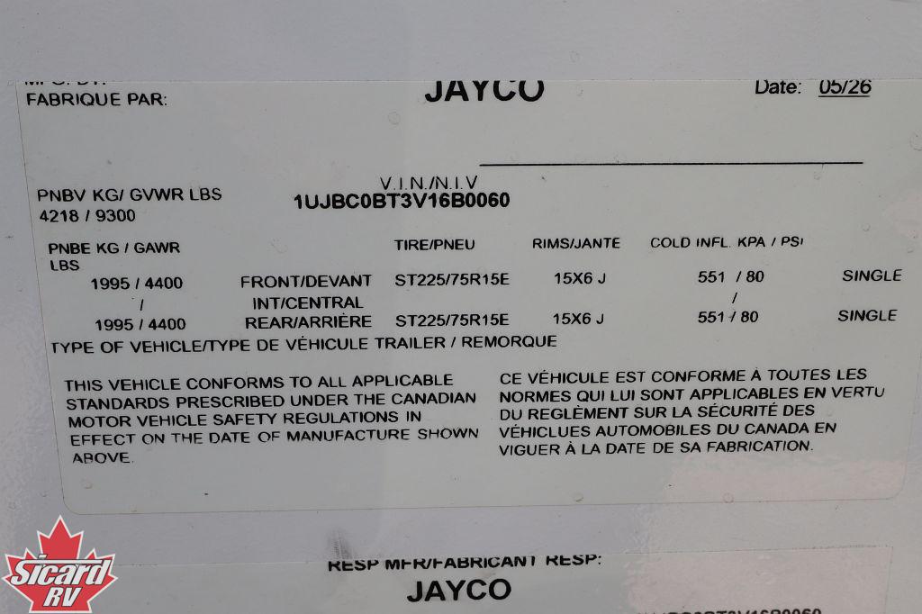 2027 JAYCO JAY FLIGHT 330TBS