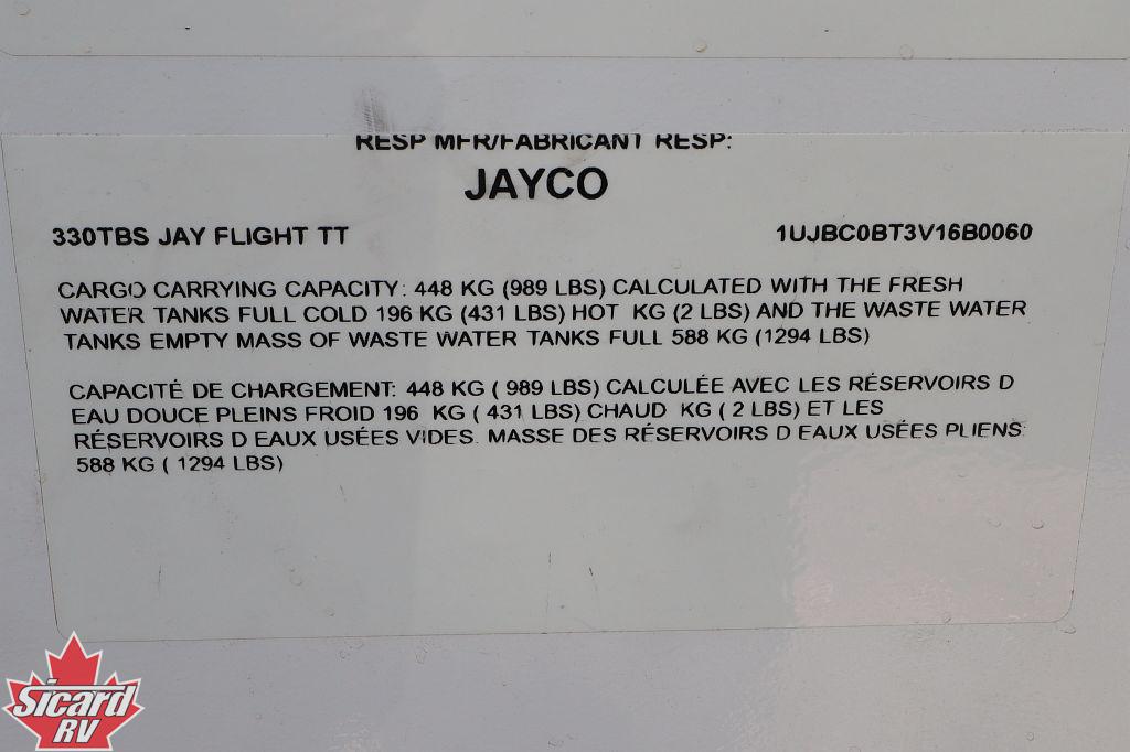 2027 JAYCO JAY FLIGHT 330TBS