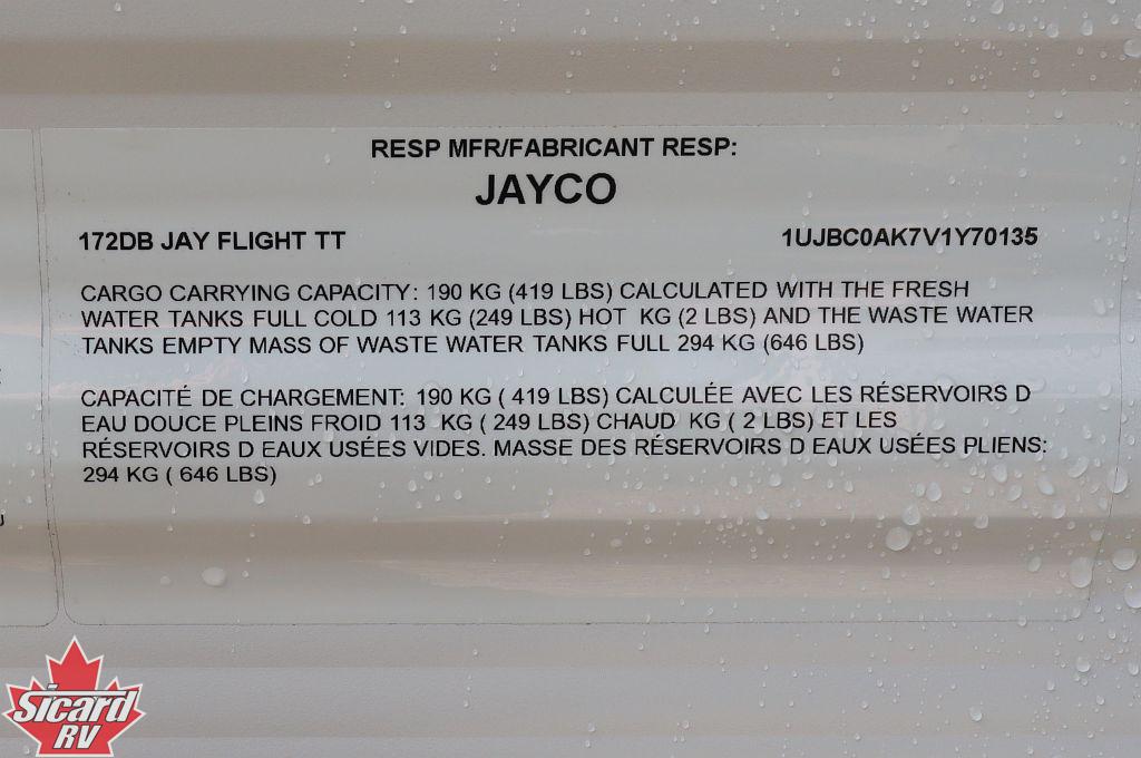 2027 JAYCO JAY FLIGHT 172DB