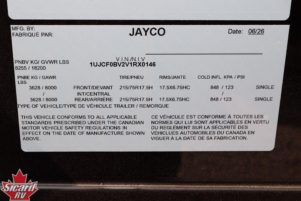 2027 JAYCO PINNACLE 38FBRK