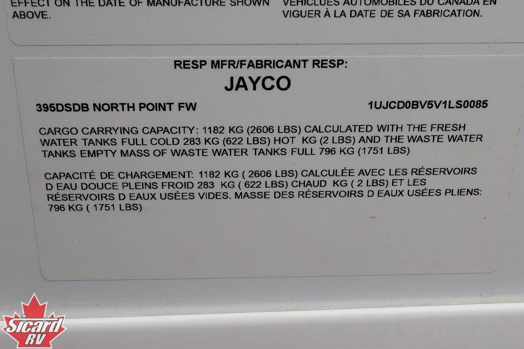 2027 JAYCO NORTH POINT 395DSDB
