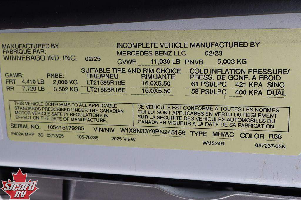 2025 WINNEBAGO VIEW 24R