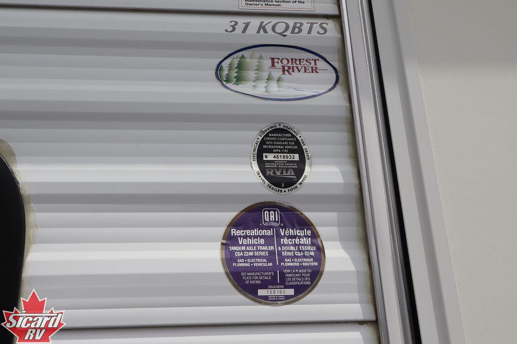 2018 FOREST RIVER WILDWOOD 31KQBTS